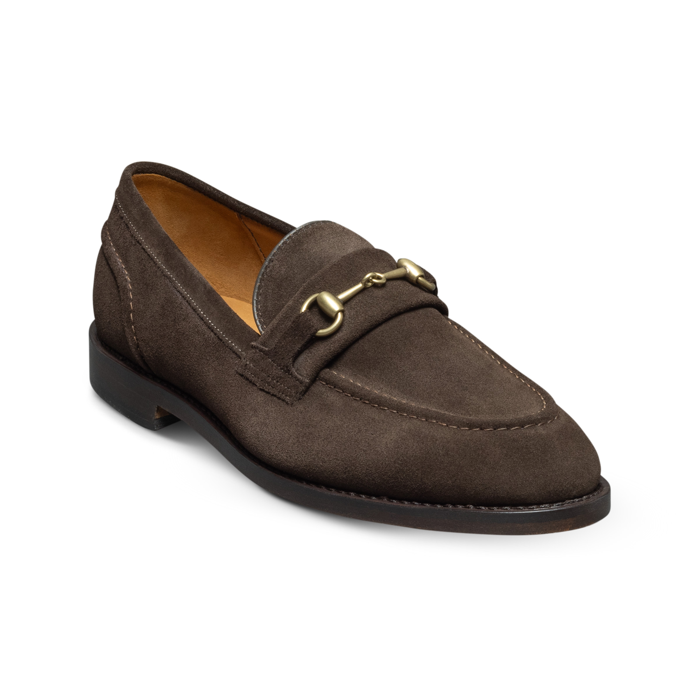 Allen Edmonds Randolph Bit Chocolate Suede - Sherman Brothers Inc