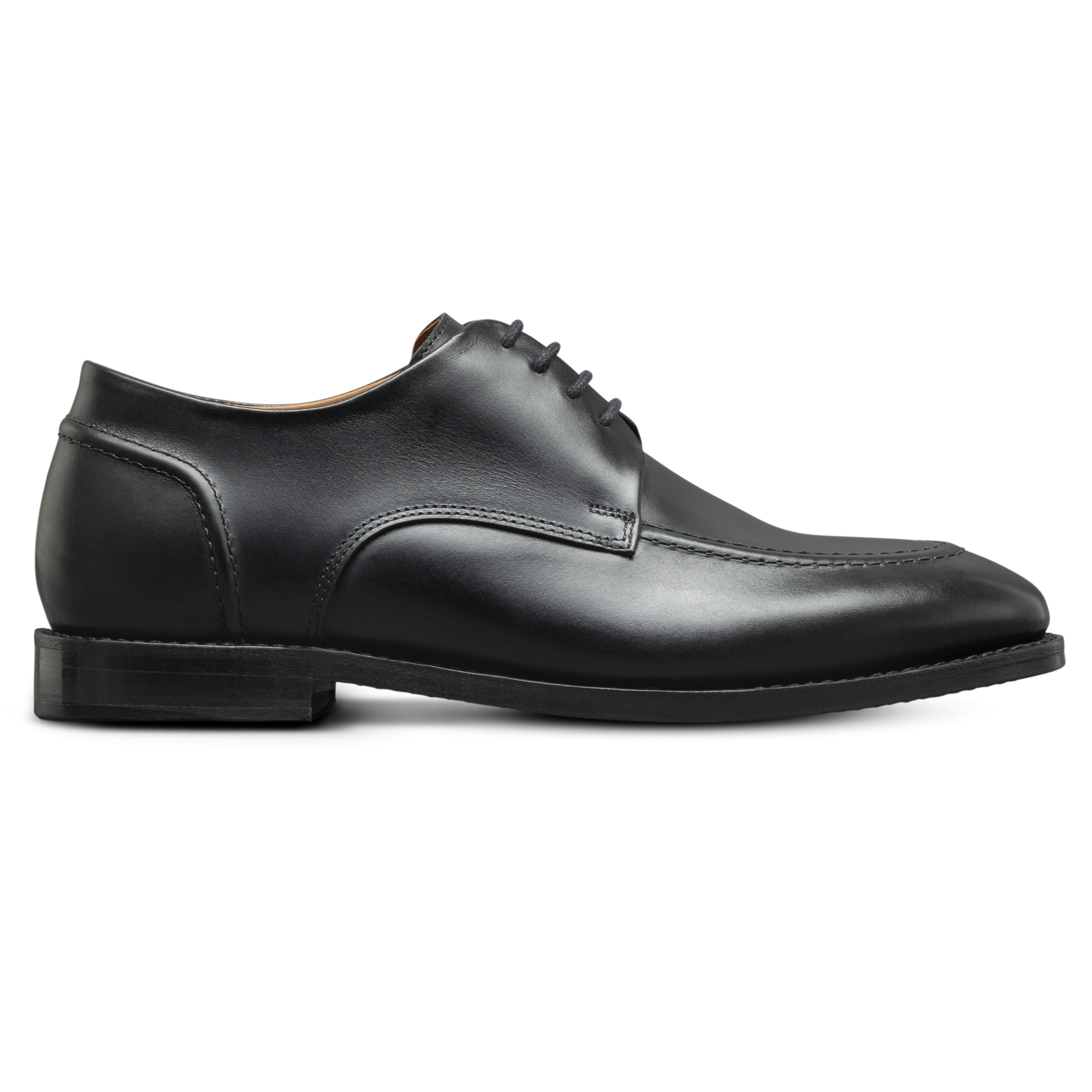 Allen Edmonds Raymond Apron-toe Derby Black Calfskin Sherman