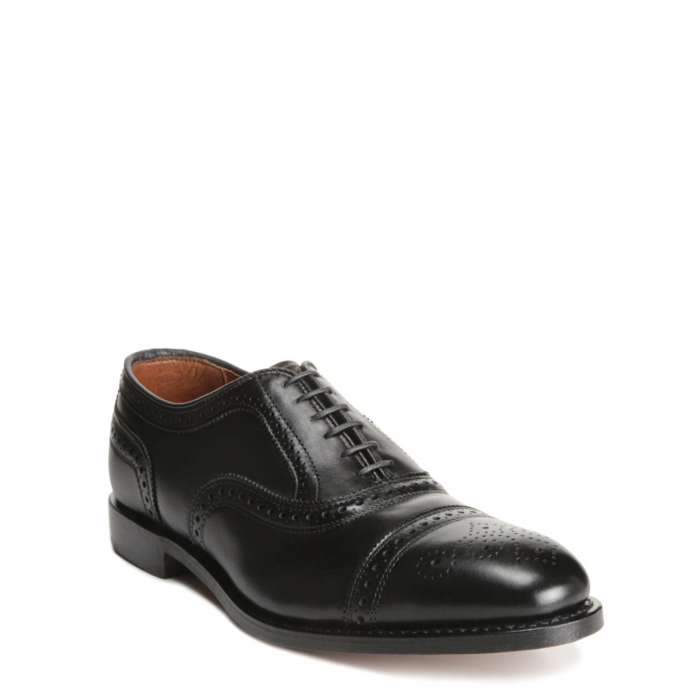 Allen Edmonds Strand Cap-toe Black Calfskin - Sherman 