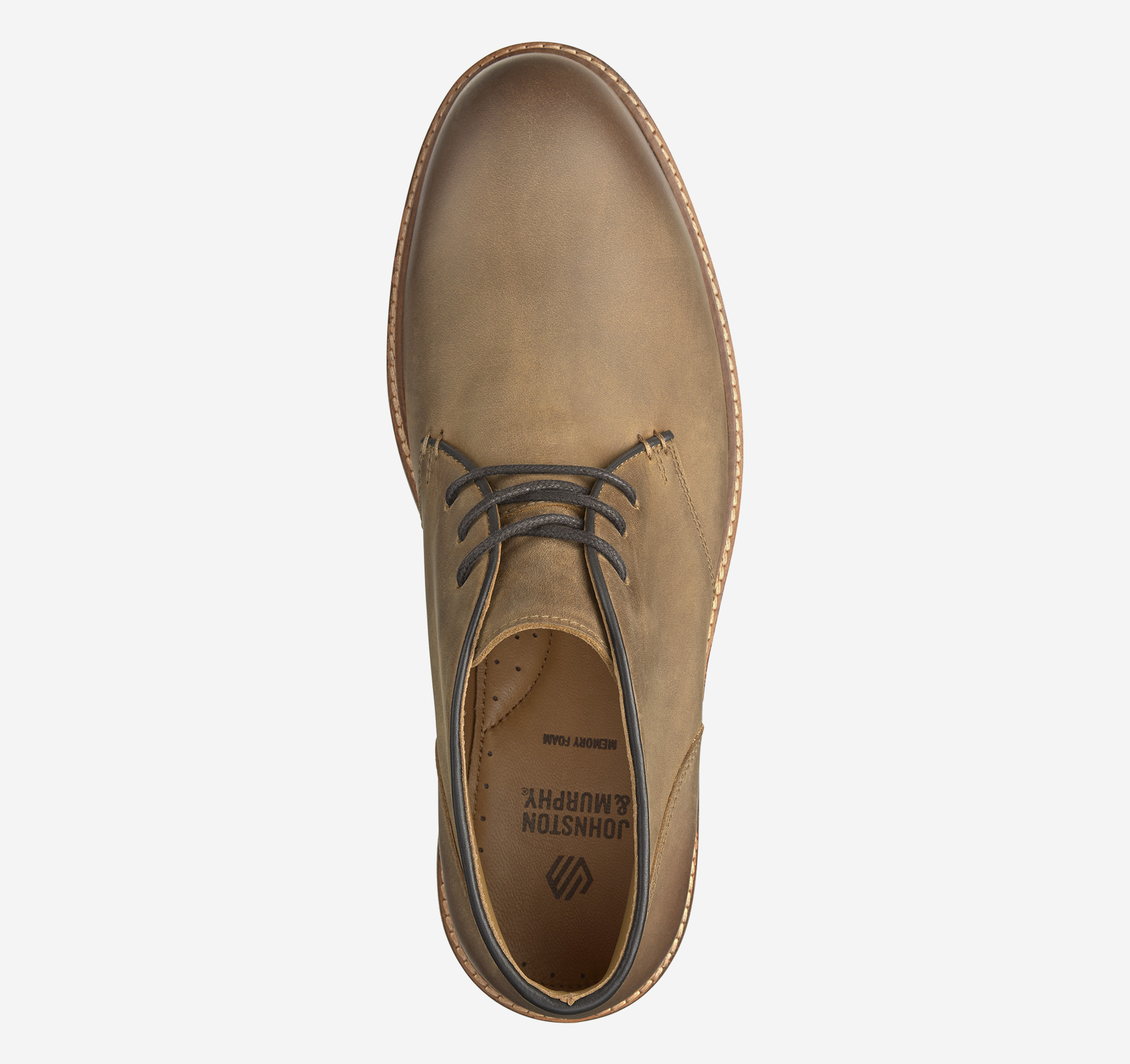 Johnston Murphy Mens Milson Waterproof Oiled Leather Chukka Boots Brown Johnston Murphy Mens Milson Waterproof Oiled Leather Chukka  main image 4