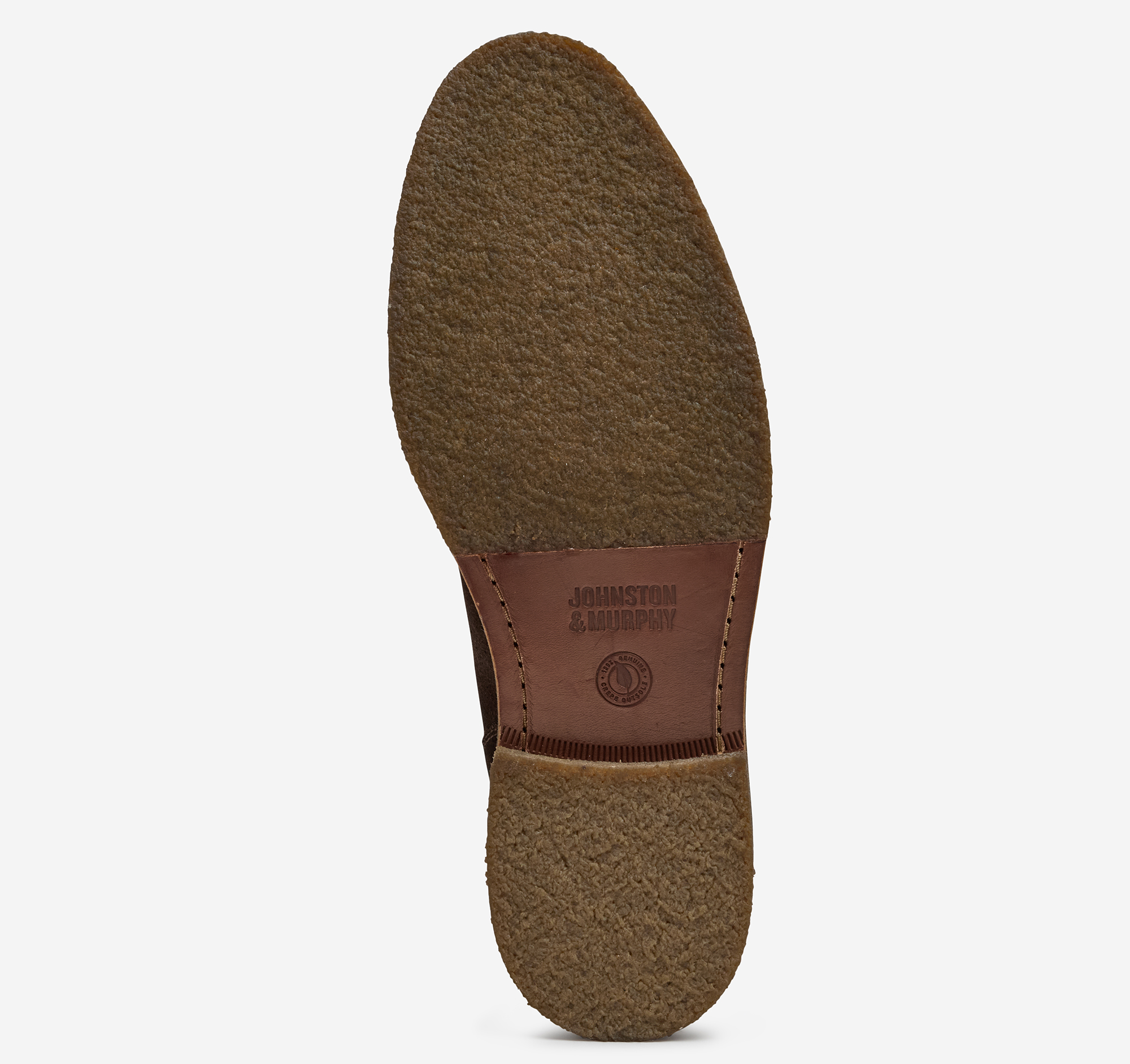 Johnston Murphy Hunley Sheepskin Soft Leather Chukka Brown 59-13536 Men 11M Boot Johnston & Murphy 12 M Hunley Leather Chukka Full Grain Dark  main image 2