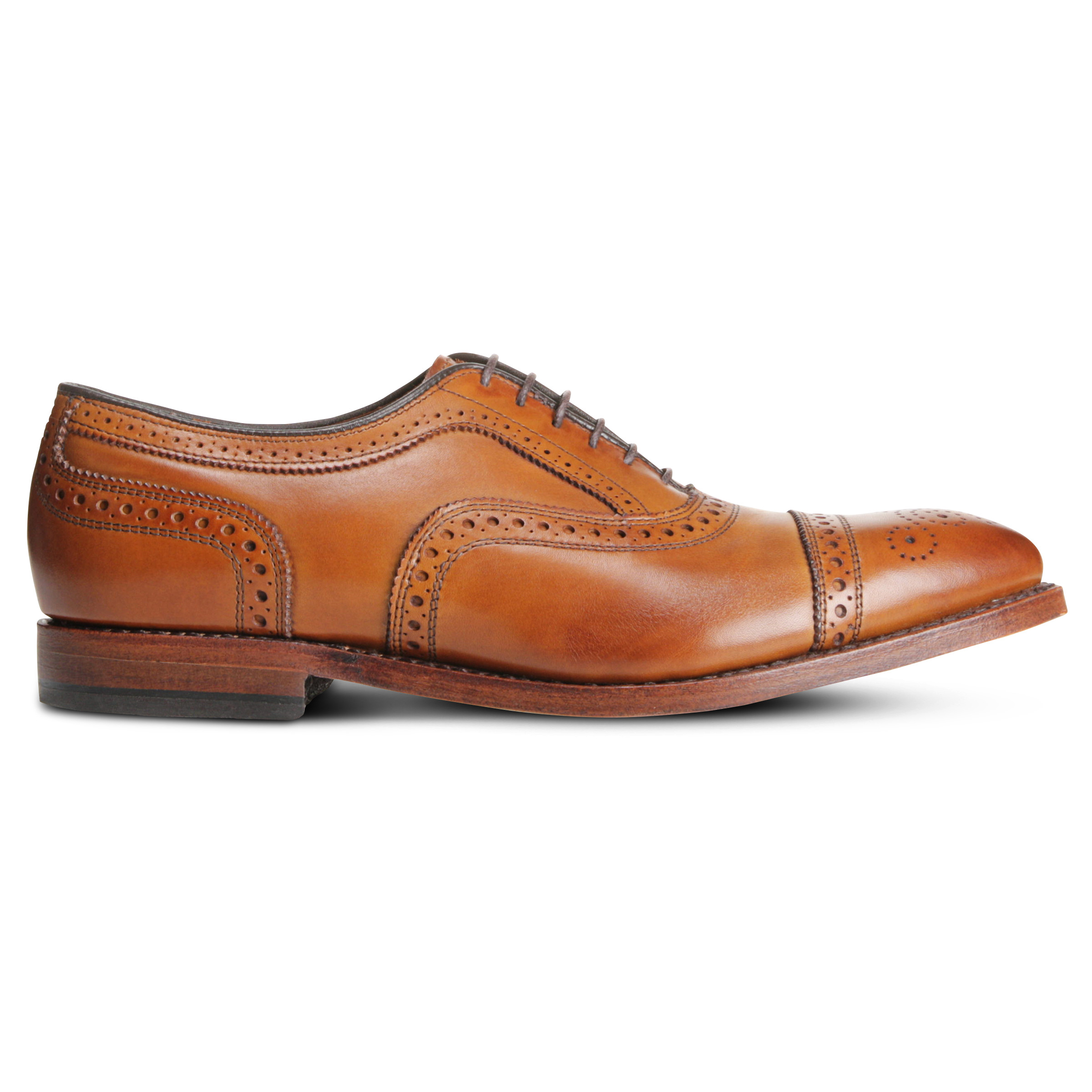 ALLEN EDMONDS NWOB 10.5 Clifton Cap Toe Lace Up Oxford Walnut Calfskin Shoes USA Oxford Shoes | Abbot main image 2