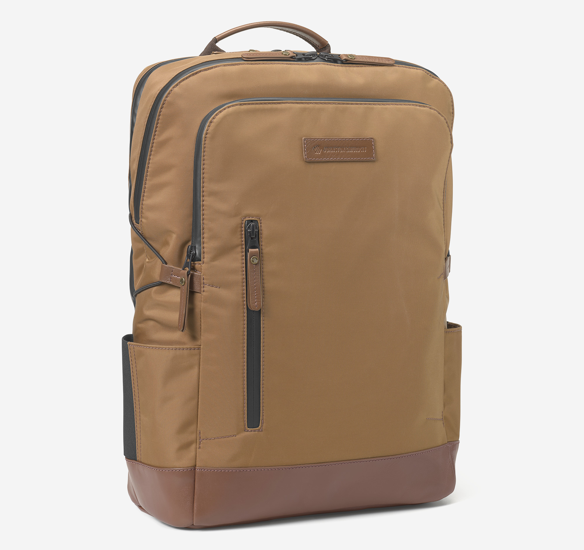 Johnston & Murphy Hudson Waterproof Backpack Cognac - Sherman