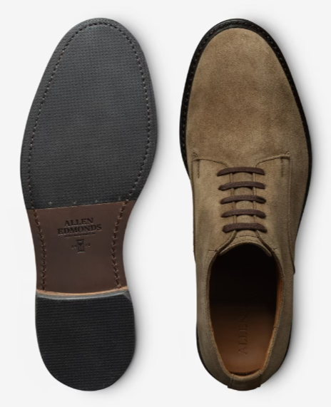 Allen Edmonds Men\'s Suede derby shoes Light Brown Men main image 4