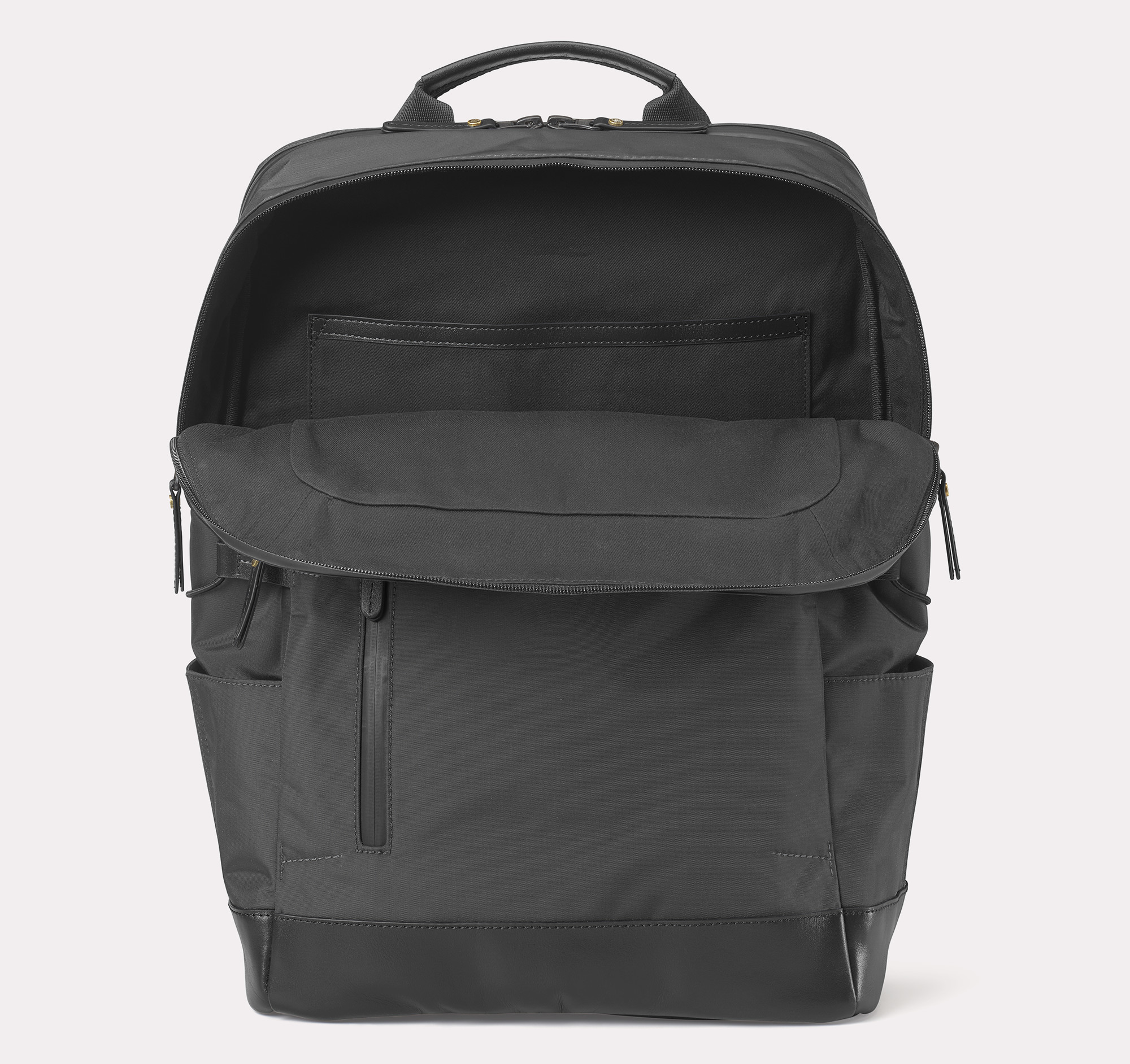 Johnston Murphy Hudson Waterproof Backpack Black Sherman