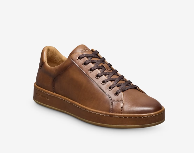 Allen Edmonds Barnes Lace-up Sneaker Coffee Leather - Sherman