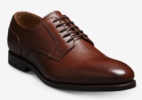 Allen Edmonds Windsor Plain-toe Derby Chili Calfskin - Sherman