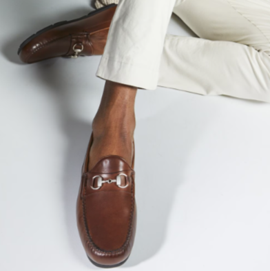 Alden Edmonds leather driving  moccasins Allen Edmonds Sebastian Bit Driving Loafer Mahogany Leather  main image 4