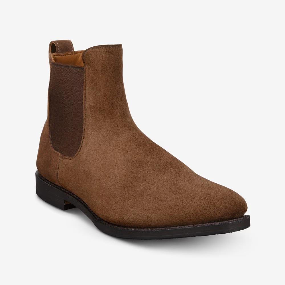 Allen Edmonds Liverpool Chelsea Dress Boot Walnut Polo Brown  display picture 2