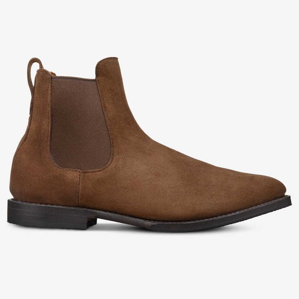 Allen Edmonds Liverpool Chelsea Dress Boot Walnut Polo Brown Suede - Sherman Brothers Inc Allen Edmonds Liverpool Chelsea Dress Boot Walnut Polo Brown Suede - Sherman Brothers Inc