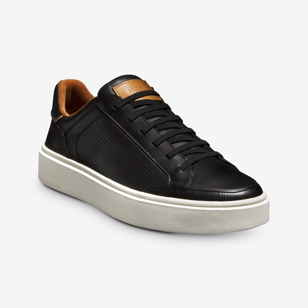Allen Edmonds Oliver Slip-on Stretch-lace Sneaker Luggage Black