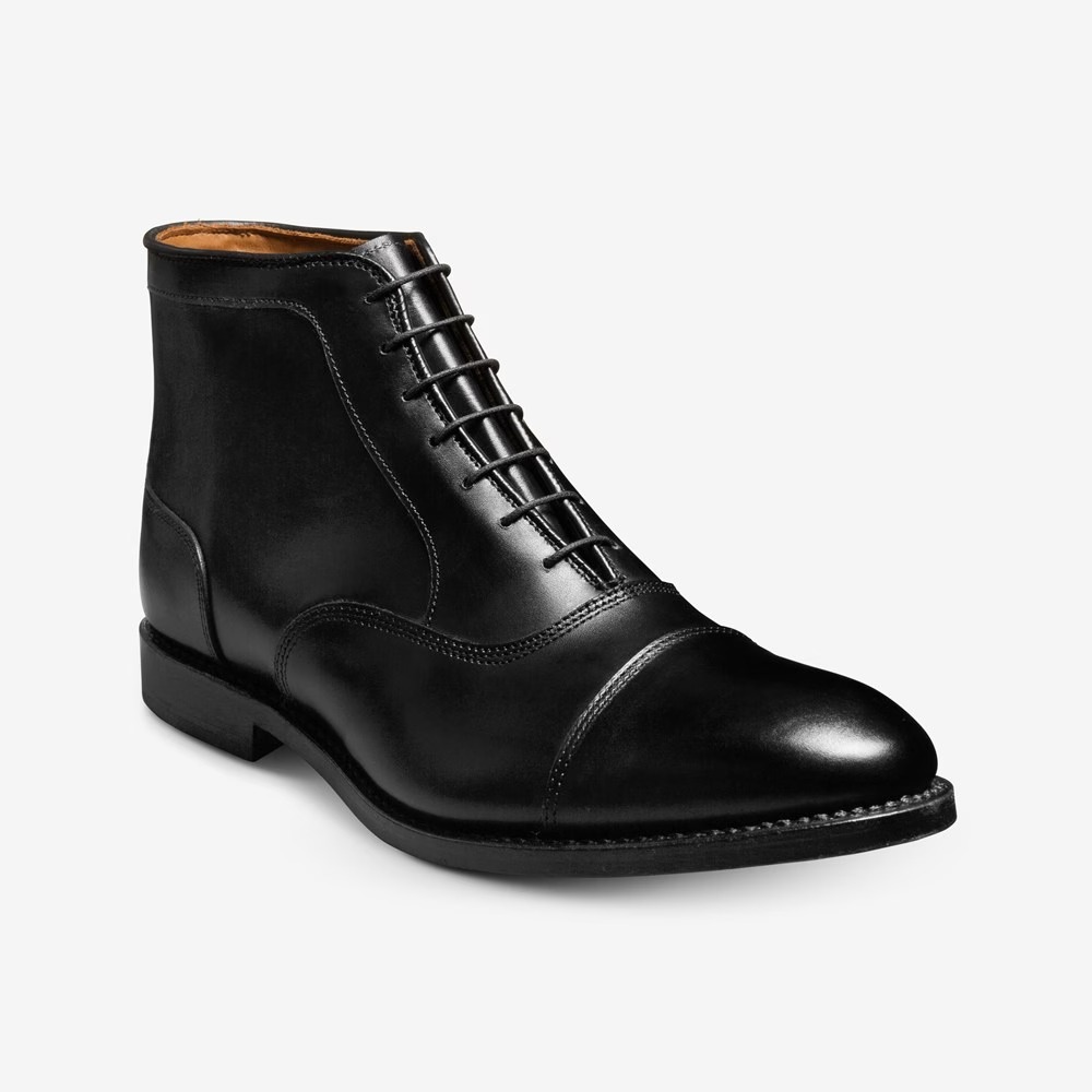 Allen Edmonds Park Avenue Cap-toe Oxford Dress Boot Dark Black 