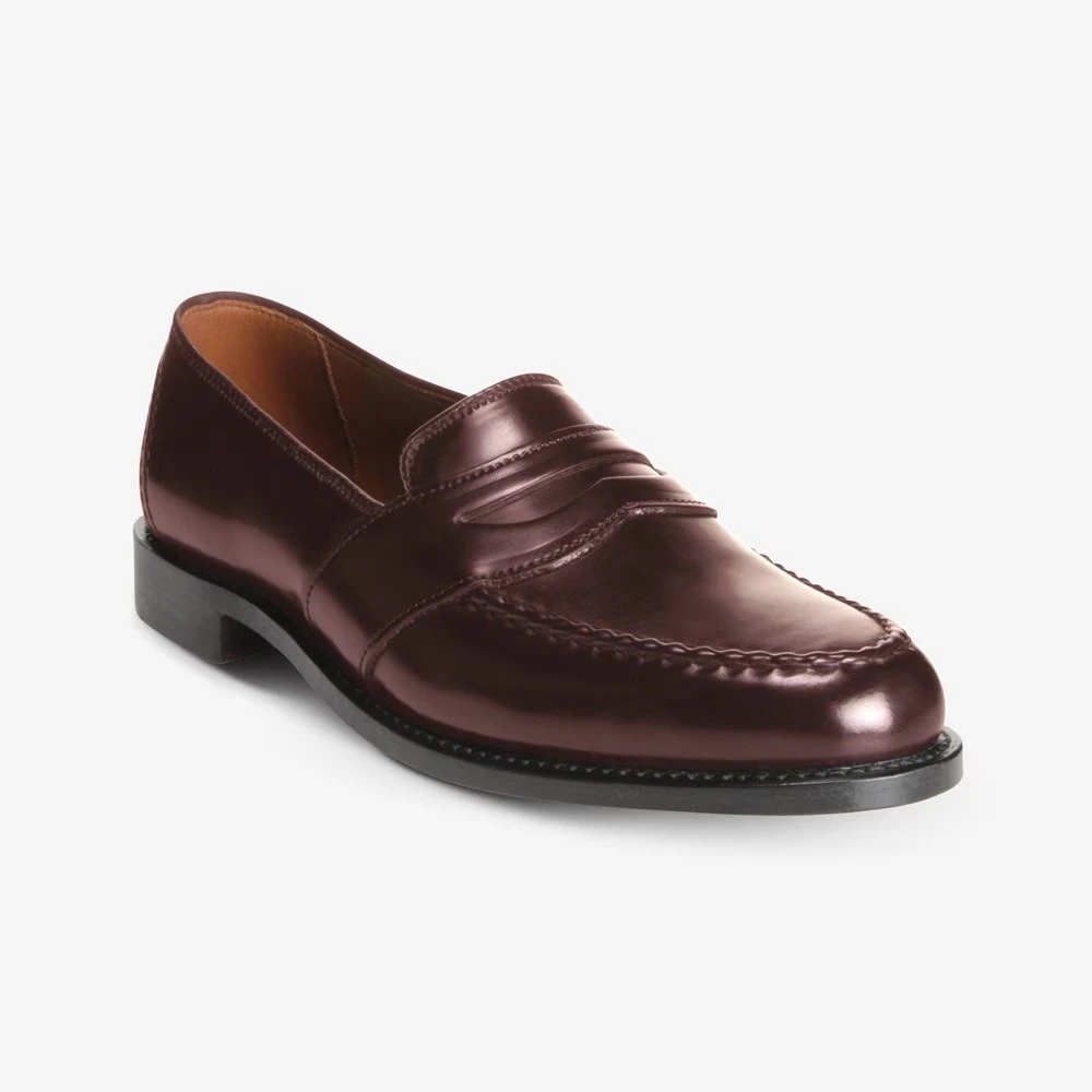 Allen Edmonds Dark Oxblood Penny Loafers