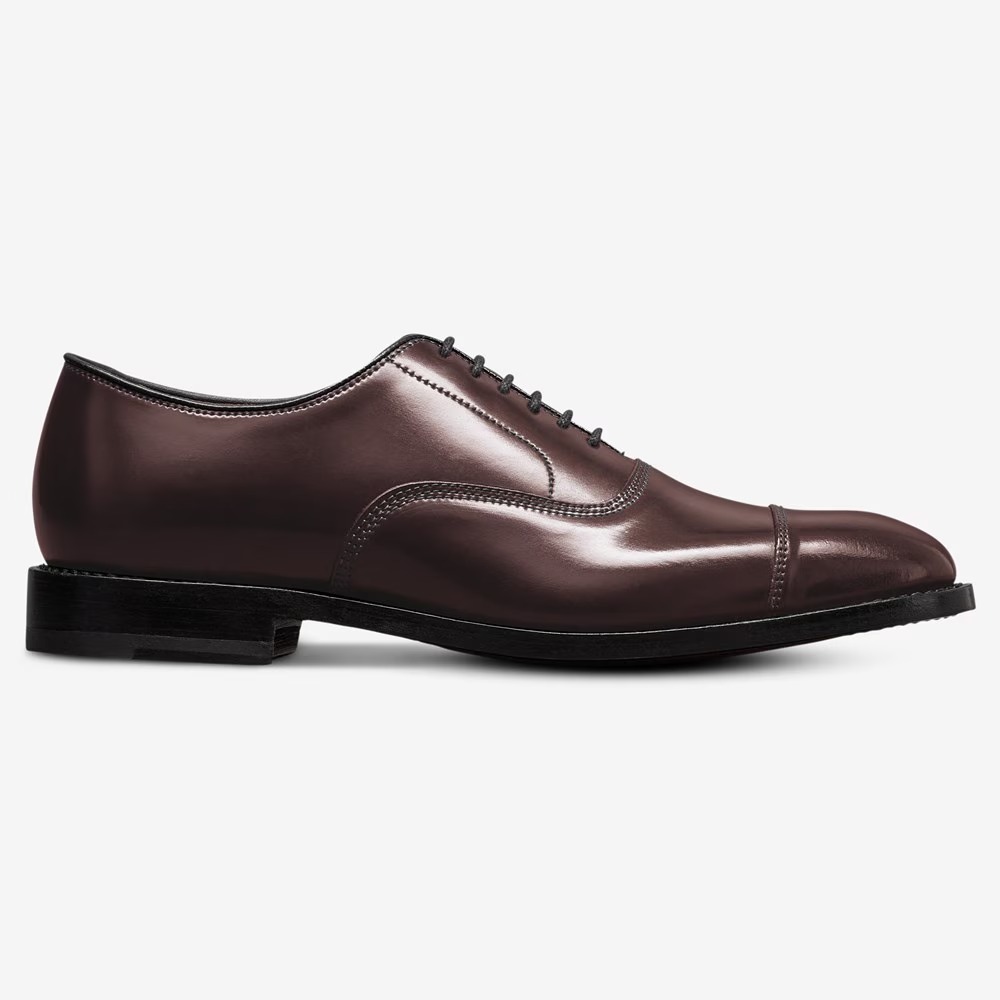 Allen Edmonds バーガンディ コードバン Allen Edmonds Park Avenue Shell Cordovan Cap-toe Oxford