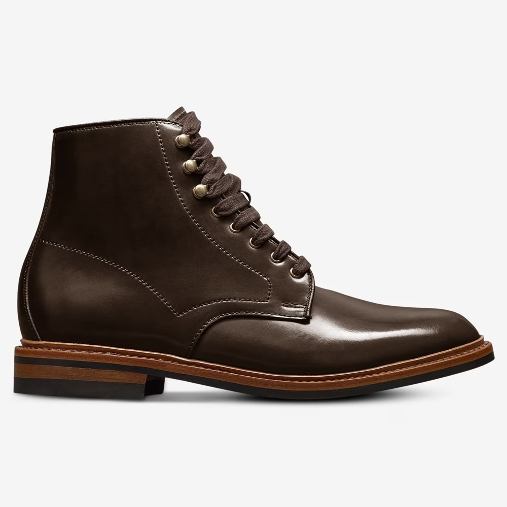 Allen Edmonds Higgins Mill Shell Cordovan Leather Boot Brown