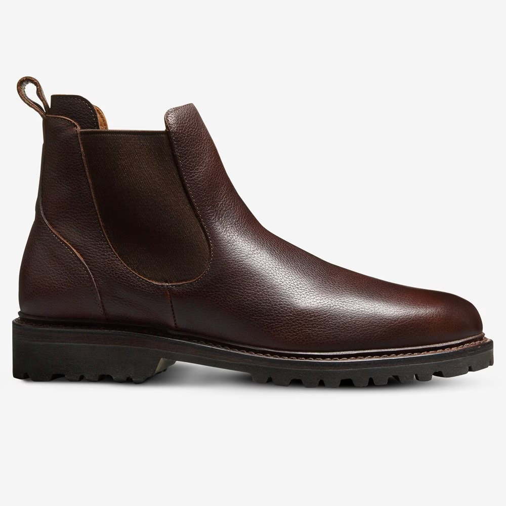 Allen Edmonds Grafton Chelsea Boot Brown Leather - Sherman