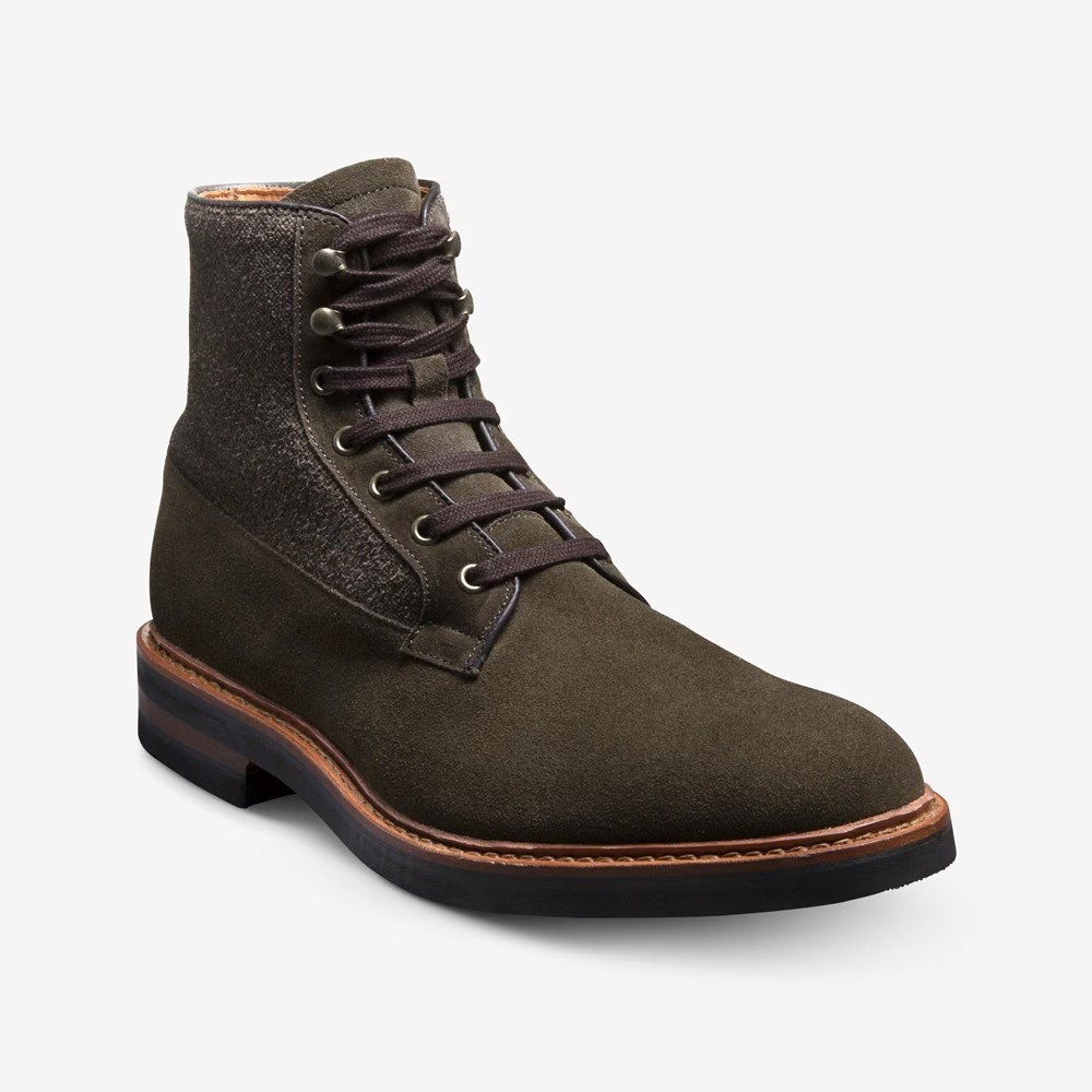 Allen Edmonds Dain Lace-up Boot Loden Suede - Sherman Brothers Inc
