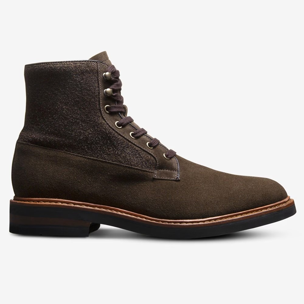 Allen Edmonds Dain Lace-up Boot Loden Suede - Sherman Brothers Inc
