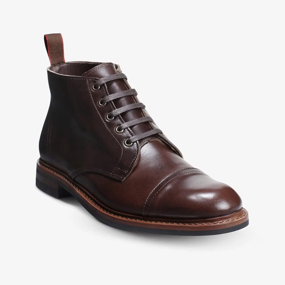 Allen Edmonds Patton Weatherproof Cap-toe Boot Brown  display picture 3