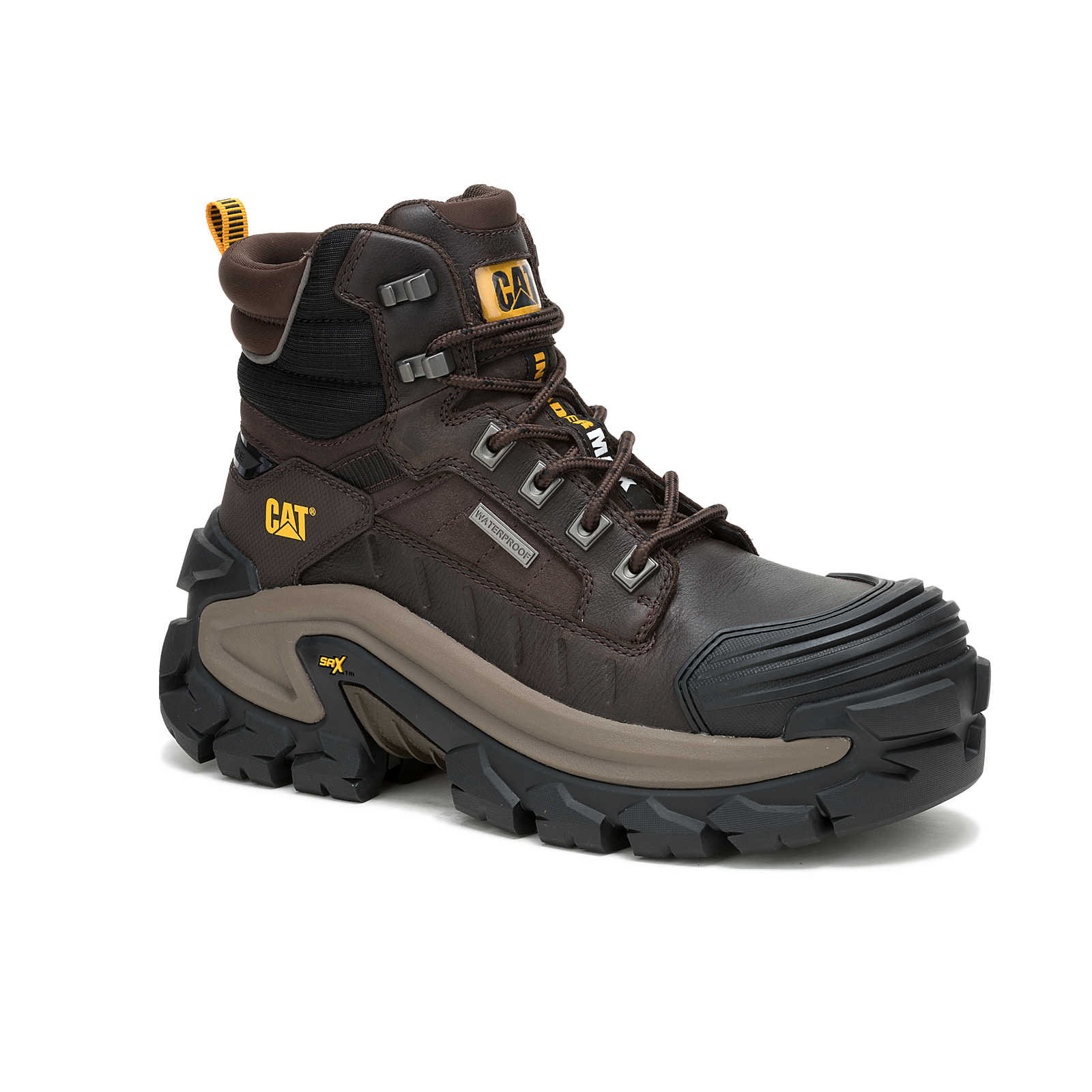 1*3様 MODESTY INDUSTRY Custom 2tuck PT Di Cat Footwear Men's Invader Max Waterproof Composite Toe Work