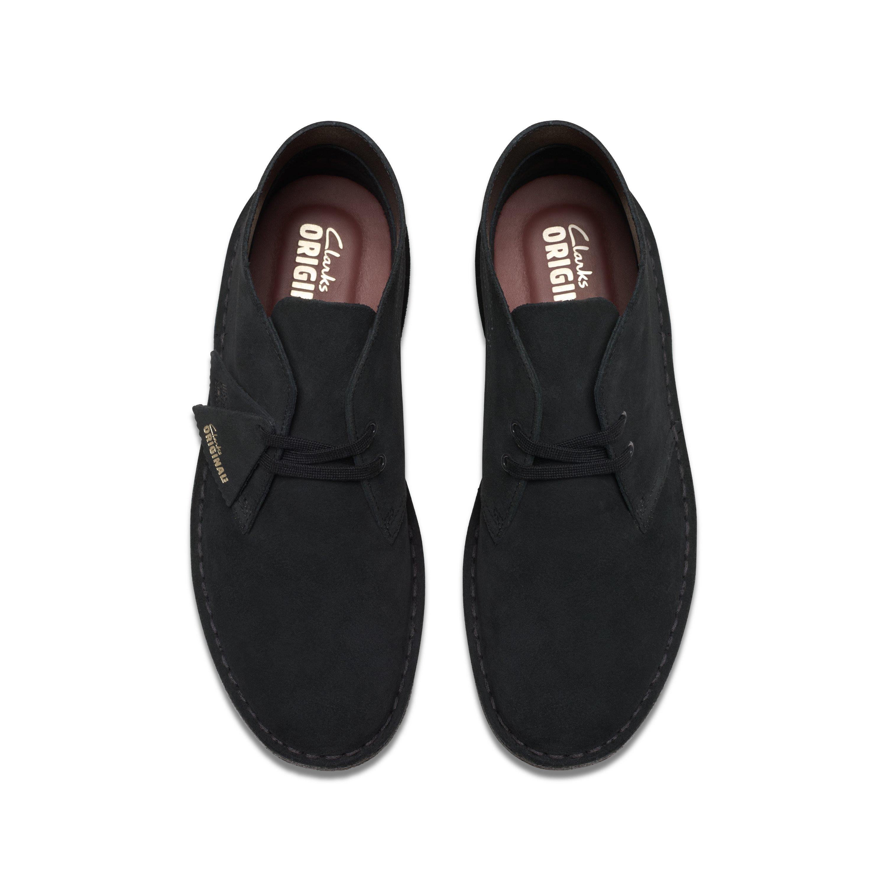 New Clarks Original Desert Boots Black Suede- Size 11 Men’s Desert Boot - MJ Footwear main image 2