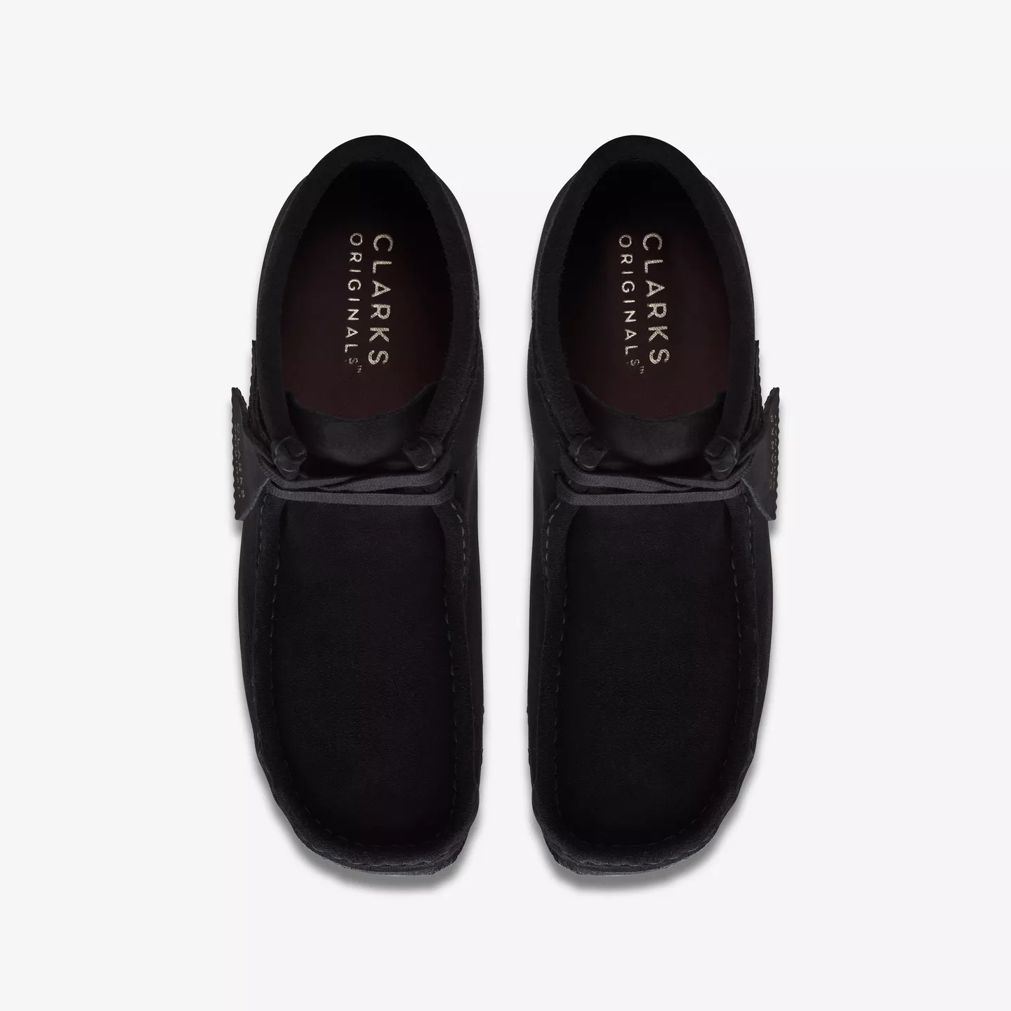 Clarks Men's Wallabee Boot Black Suede - Sherman Brothers Inc