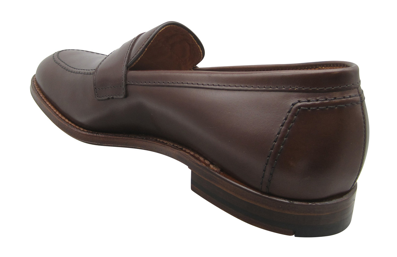 Alden Men\'s Dark Brown Leather Slip-On Loafers Alden Original Tassel Moccasin (Dark Brown) – BROGUE main image 3