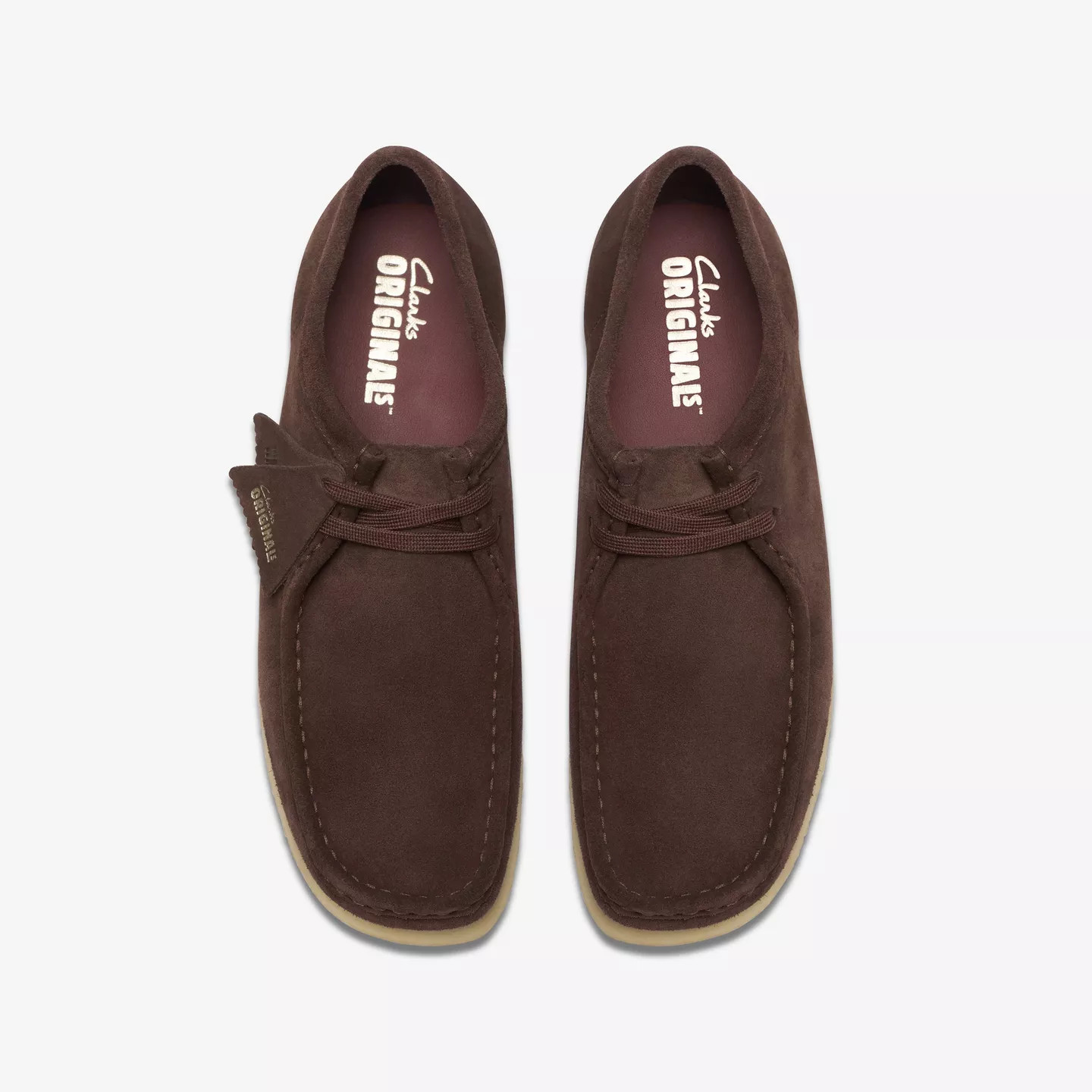 靴 Clarks Wallabee dark brown UK8 1/2 USA9 Clarks Men's Wallabee Dark Brown Suede - Sherman Brothers Inc