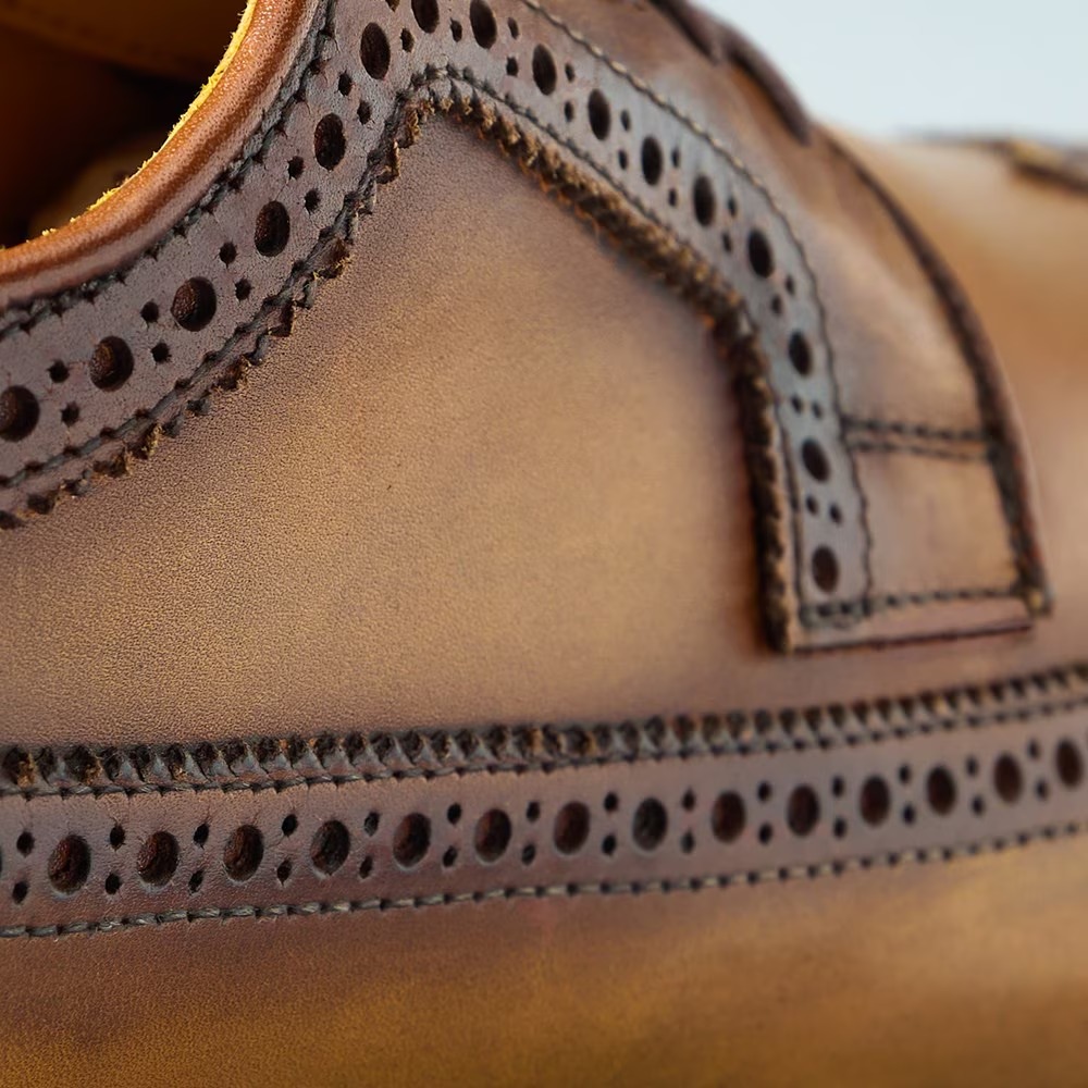 Allen Edmonds Mason Reserve Wingtip Derby Dress Shoe Walnut Leather -  Sherman Brothers Inc
