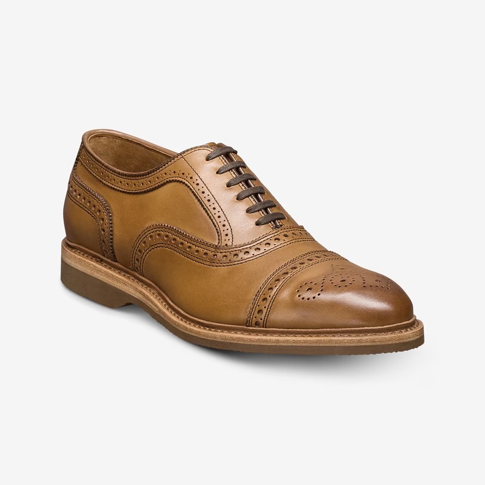 Allen Edmonds Strand Verse Cap-toe Oxford Dress Shoe Walnut