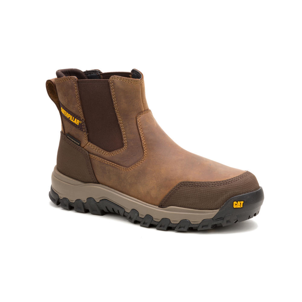 Caterpillar Mens Fairbanks Chelsea Brown Boots (NWT) m_6a01d8689f034ce7b771020b.jpeg main image 4