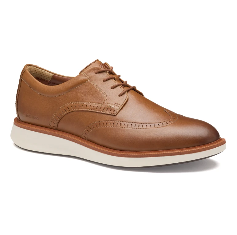 Johnston & Murphy Men's XC + Parker Wingtip Tan Waterproof Full