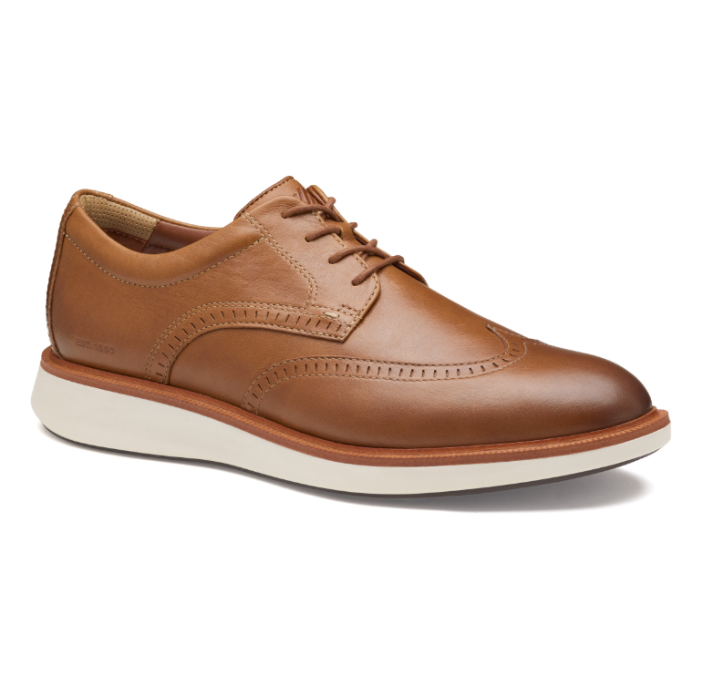 Johnston & Murphy Men's XC + Parker Wingtip Tan Waterproof Full