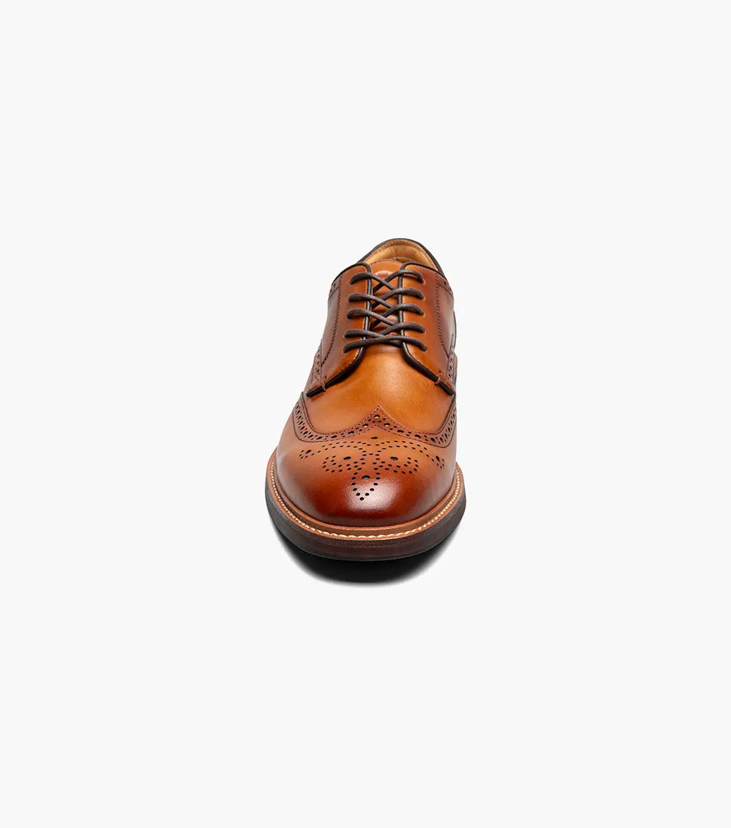 Florsheim Anthem Wingtip Oxford Tan - Sherman Brothers Inc display picture 1