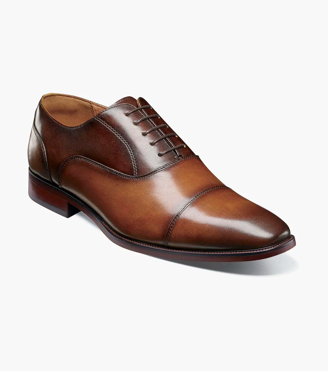 Florsheim Sorrento Lux Cap Toe Balmoral Oxford Cognac/Brown