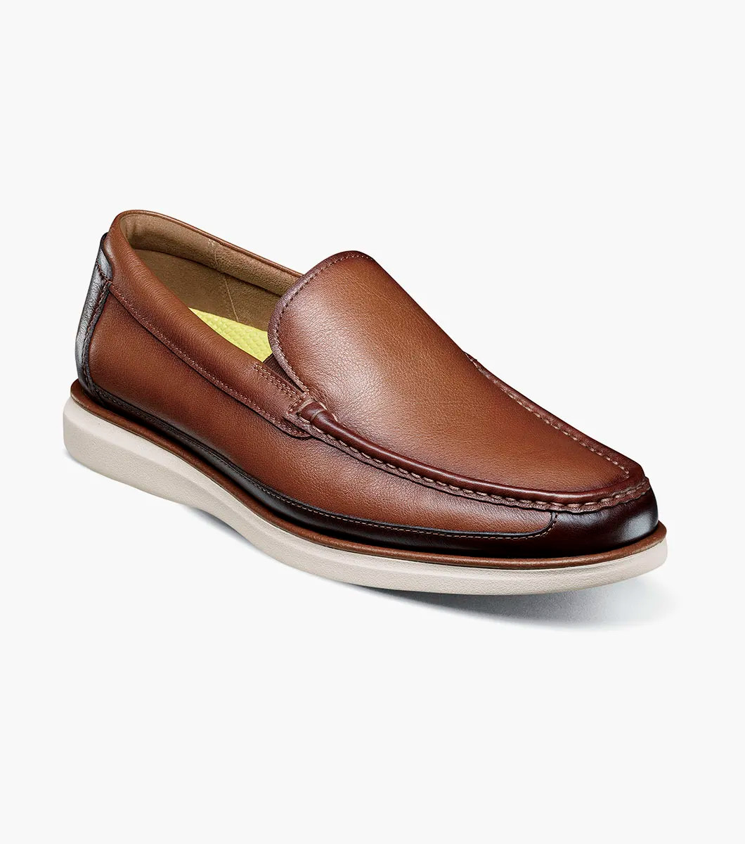 Florsheim Tropics Moc Toe Venetian Slip On Cognac - Sherman