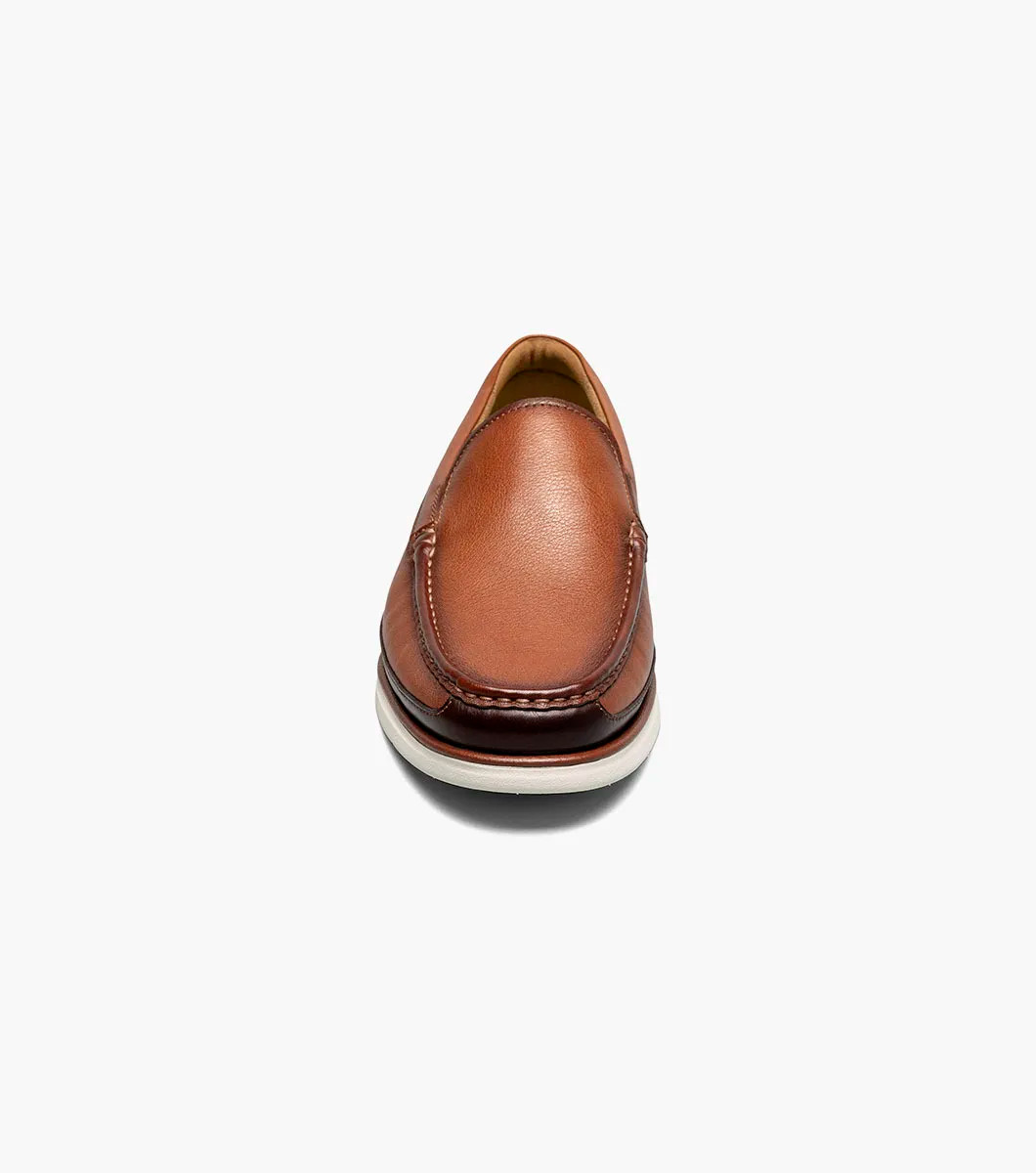 Florsheim Tropics Moc Toe Venetian Slip On Cognac - Sherman  display picture 3