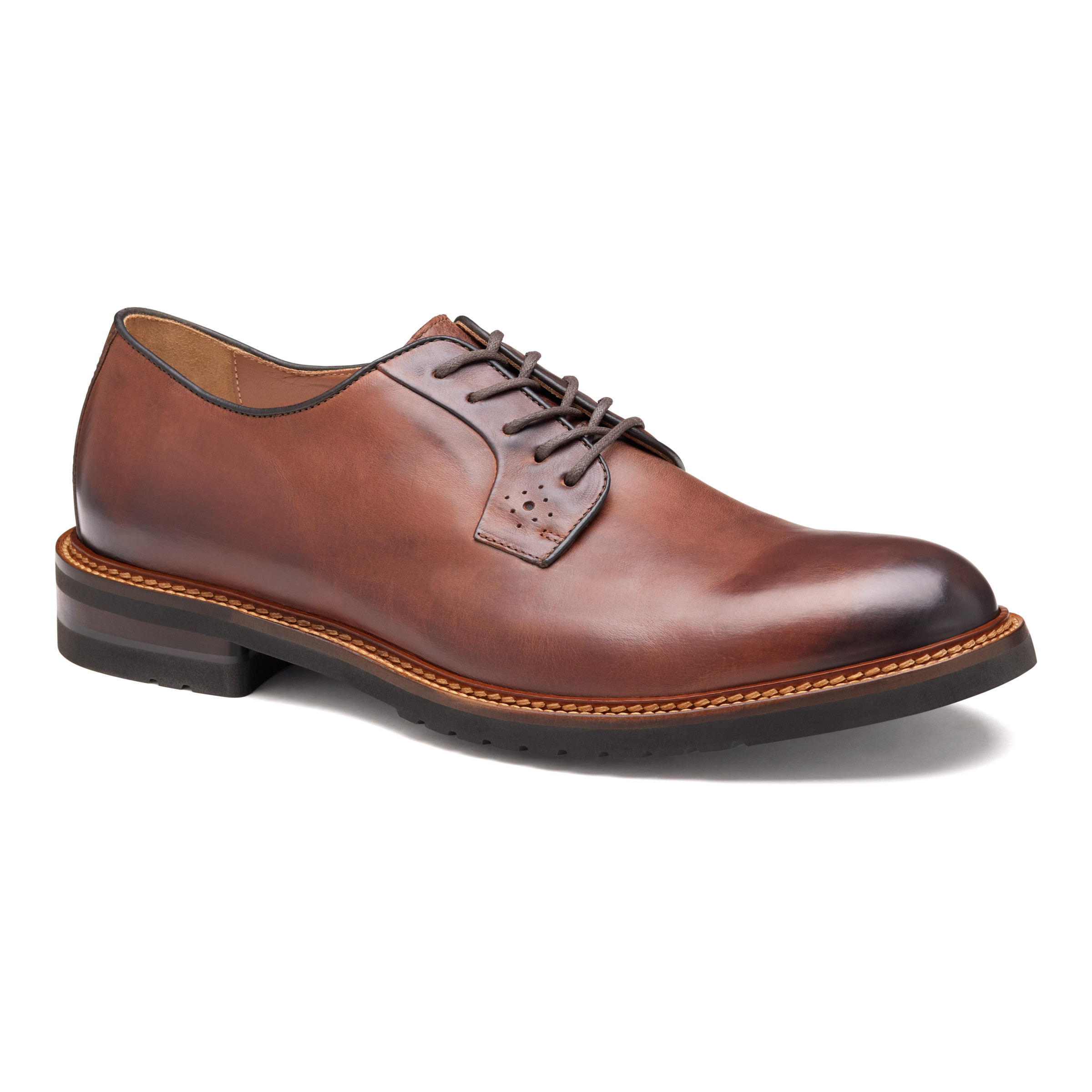 Johnston & Murphy Men\'s Tan Leather Oxfords MEN main image 2
