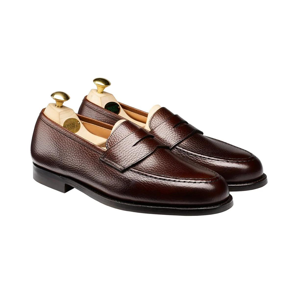 Crockett & Jones Boston Dark Brown Country Calf - Sherman Brothers Inc