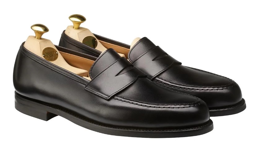 Crockett & Jones Boston Black Calf - Sherman Brothers Inc
