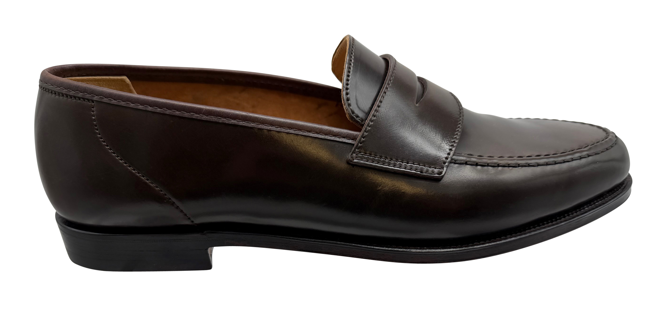 Crockett & Jones Harvard Dark Brown Shell Cordovan - Sherman