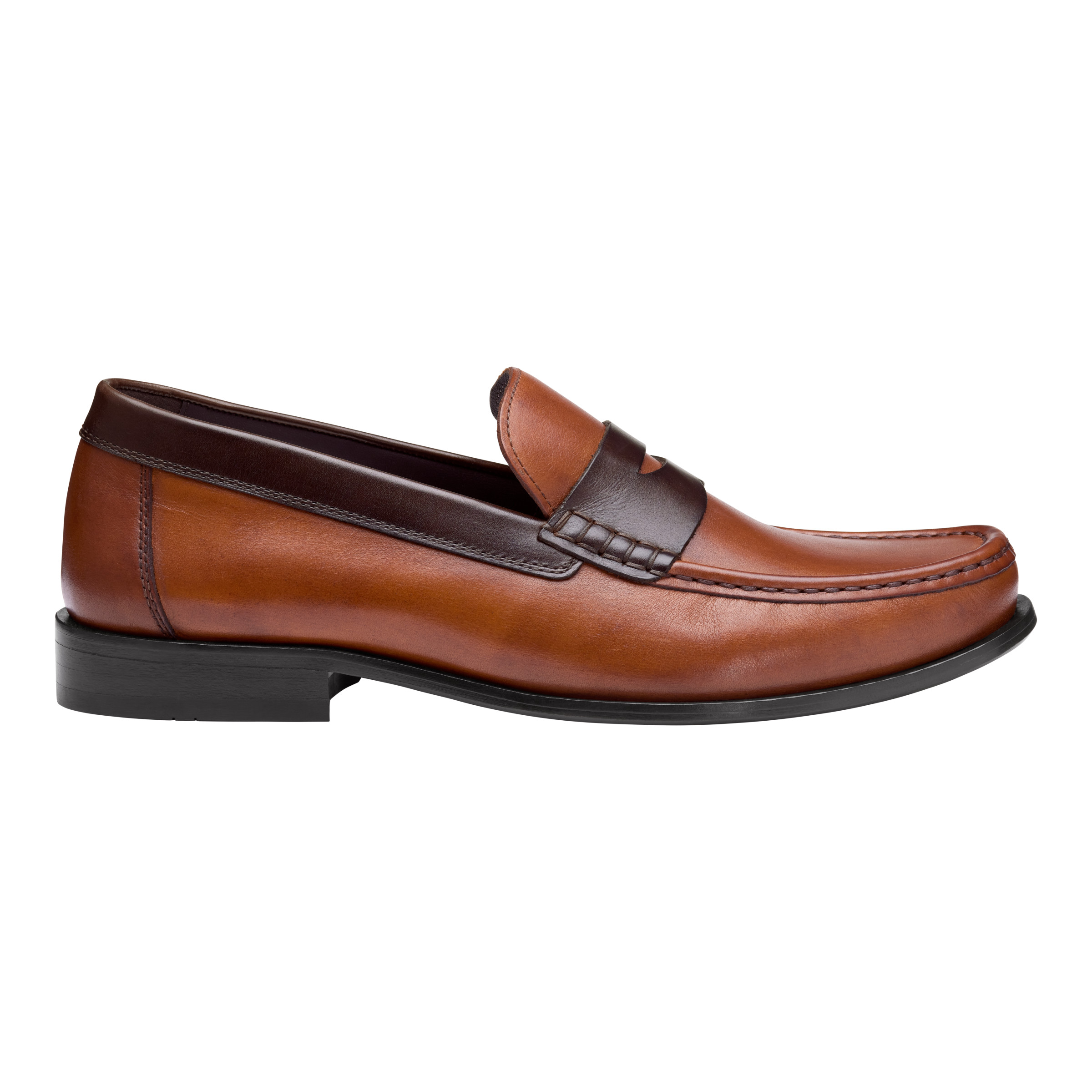 Johnston & Murphy Humphrey Tan/Brown Full Grain Penny Loafer  display picture 2