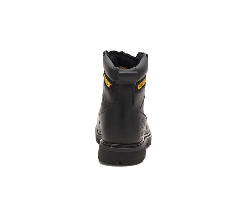 CAT Footwear Men's Second Shift Steel Toe Work Boot Black