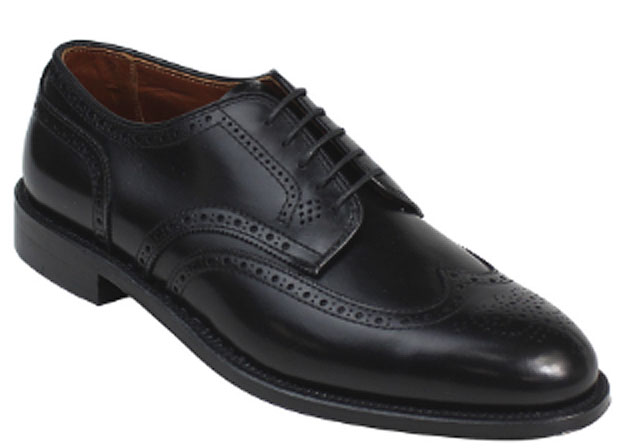 Alden - Men's Black Calfskin Wing Tip Blucher