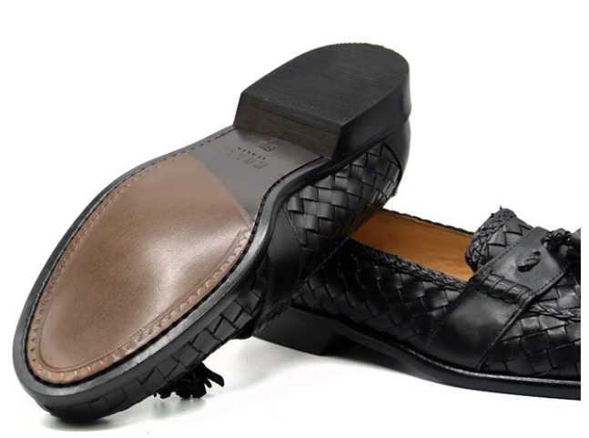 riu Platform ribbon loafer ブラック Platform ribbon loafer – Riu