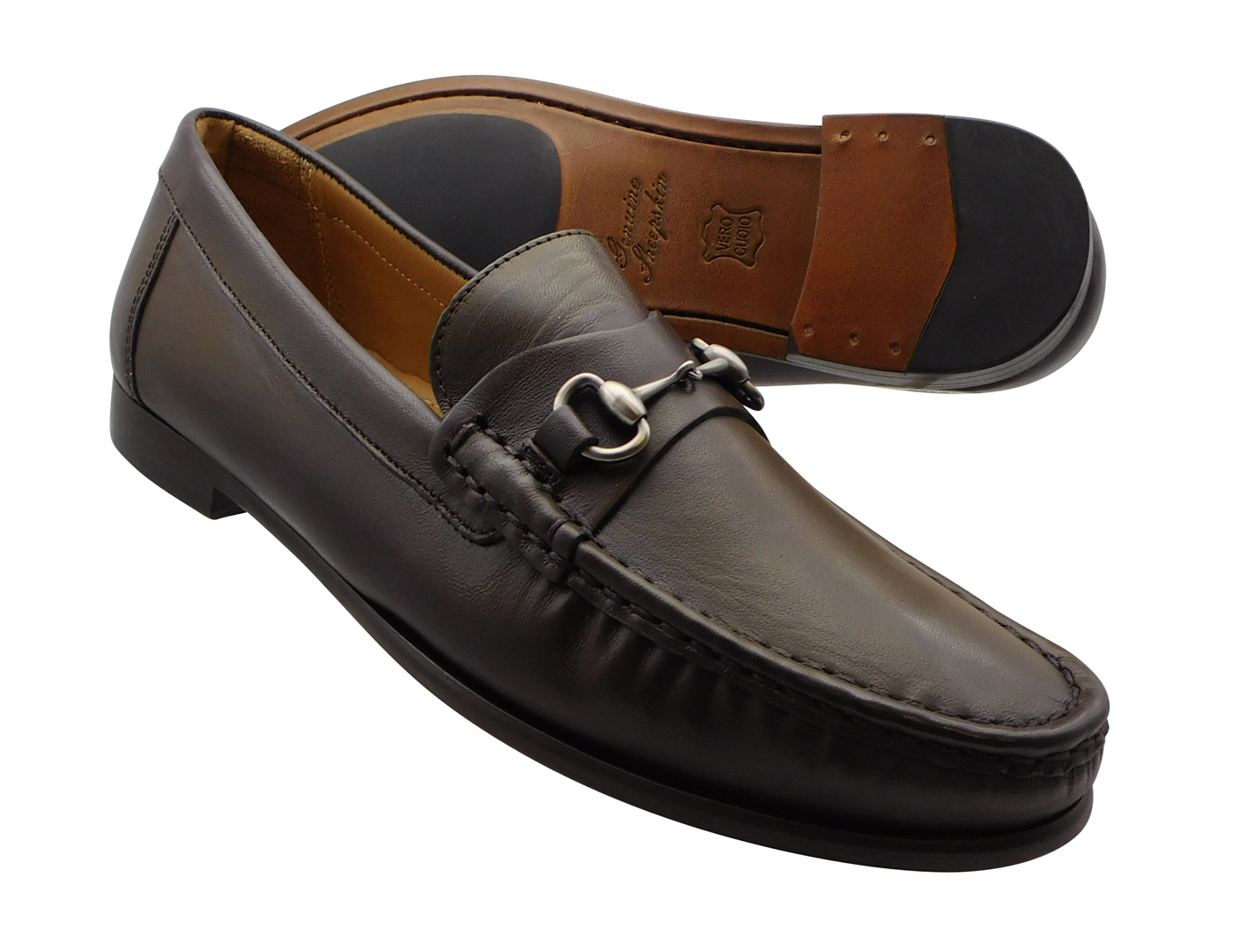 Alan Payne - Men's Bit Brown Horse Bit Slip On
