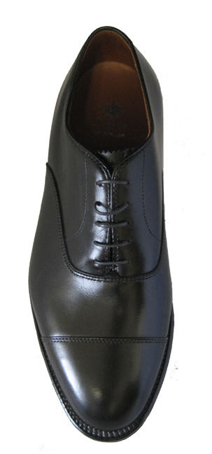 Alden Straight Tip Bal Black Calfskin #907 - Sherman Brothers Inc