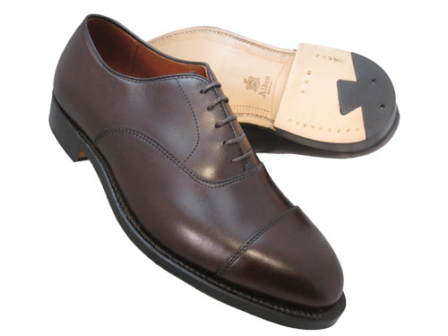 Alden Men's Straight Cap Toe Bal Burgundy Calfskin #906 - Sherman