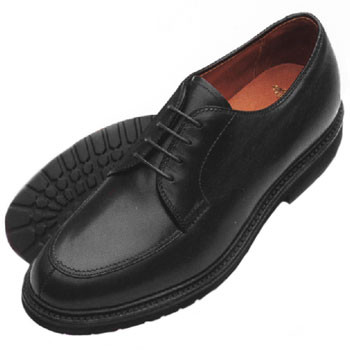 靴 Alden 2817 Black Plain Toe Blucher