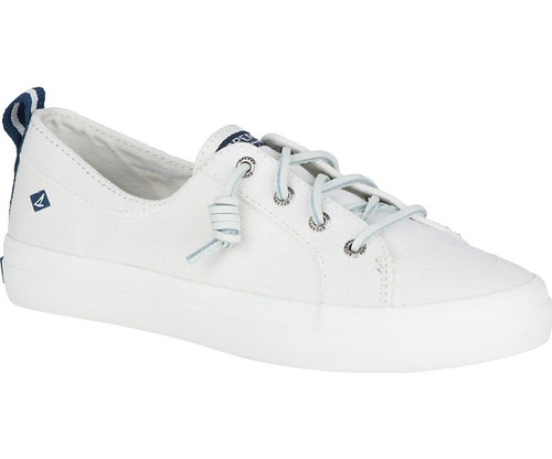 Sperry Women's Crest Vibe Sneaker Linen White